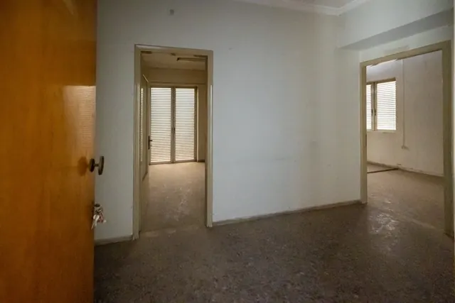 Existing interior before renovation: hallway